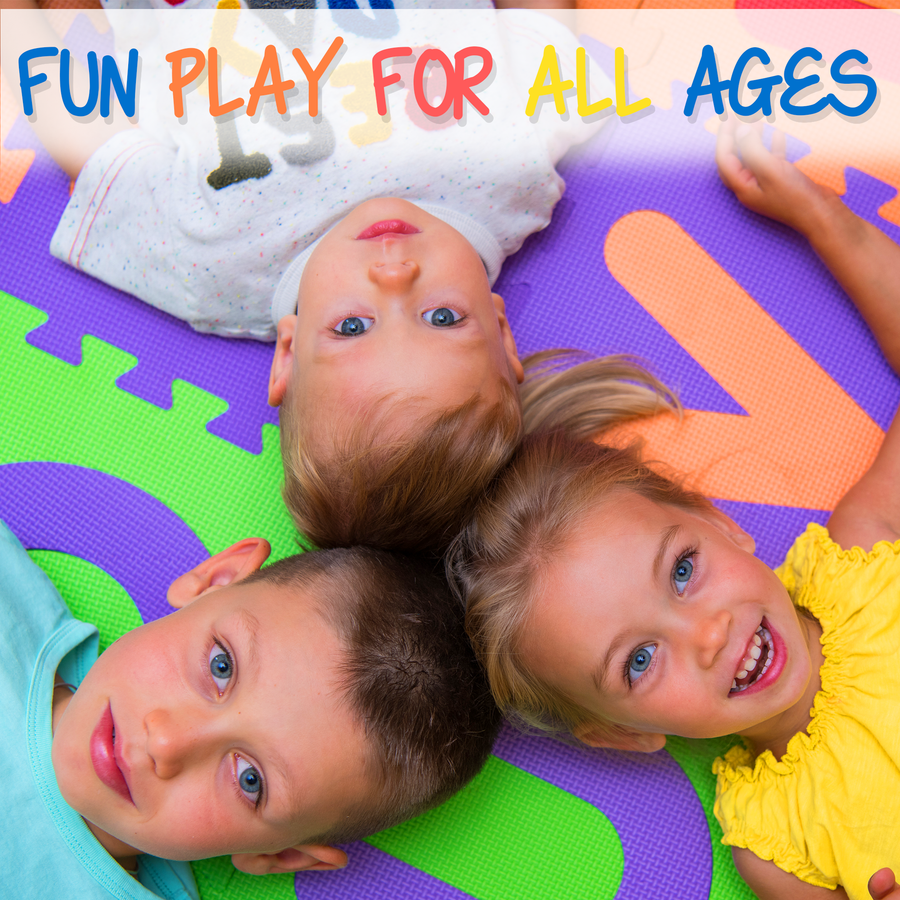 Foam Play Mat for Kids 100% NON-TOXIC 36 Tiles 12x12 Total Coverage 36 Sq Ft