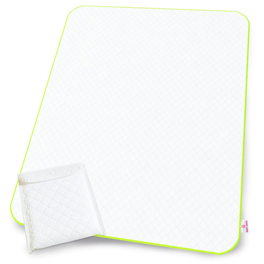 White Changing Mat White Waterproof Diaper Portable Travel Foldable Eco Friendly Non Toxic ...