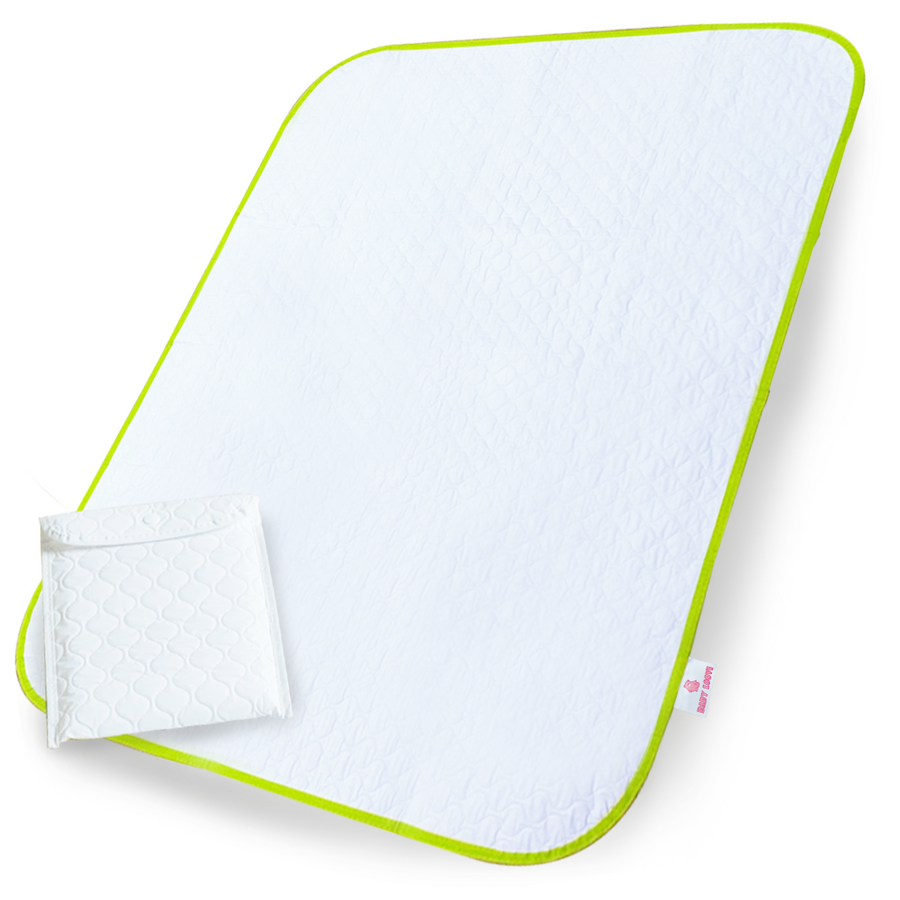 Lnkoo Waterproof Diaper Changing Pad (23.6 inchx 29.5 inch), Washable Reusable Breathable Leak Proof Infant Mattress Pad Portable Travel Baby Changing